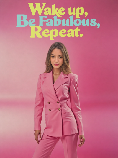 The Corporate Barbie woman portrait