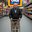 The Aldi Pensioner man portrait