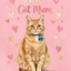 The Best Cat Mum watercolor pet portrait