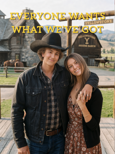 The Yellowstone Ranch Heir couple portrait