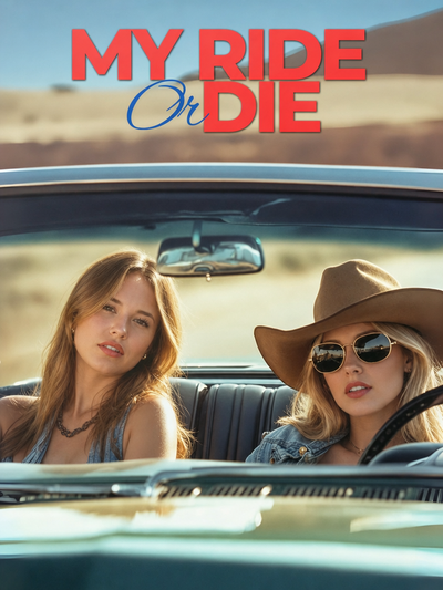 The Road Trip Queen bestie portrait
