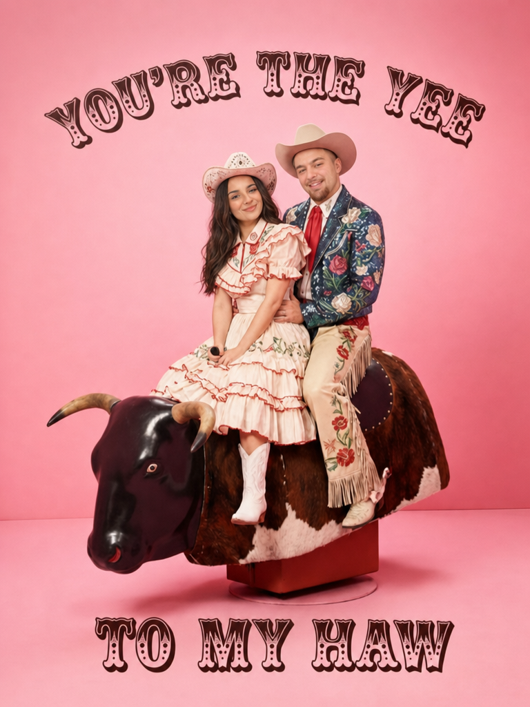 The Rodeo Sweethearts couple portrait