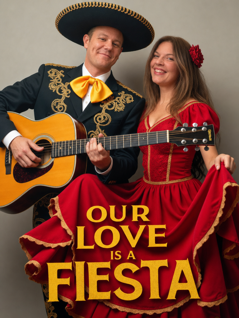 The Mexican Mariachi Couple portrait
