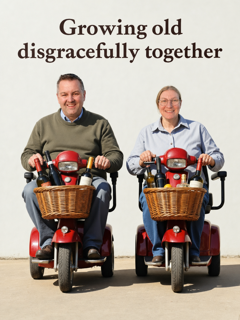 The Retired Rebels couple portrait