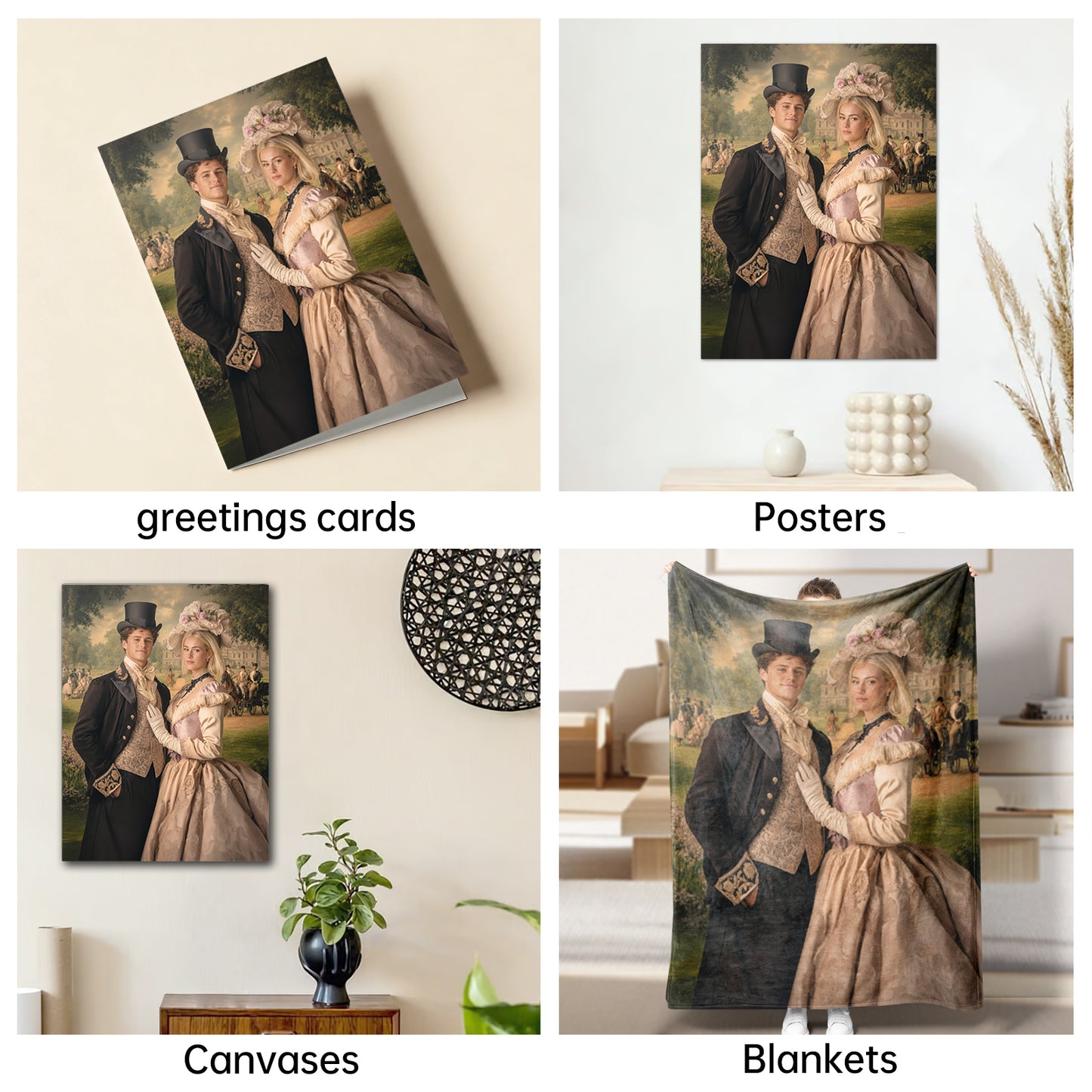 The Victorian Aristocrat couple portrait