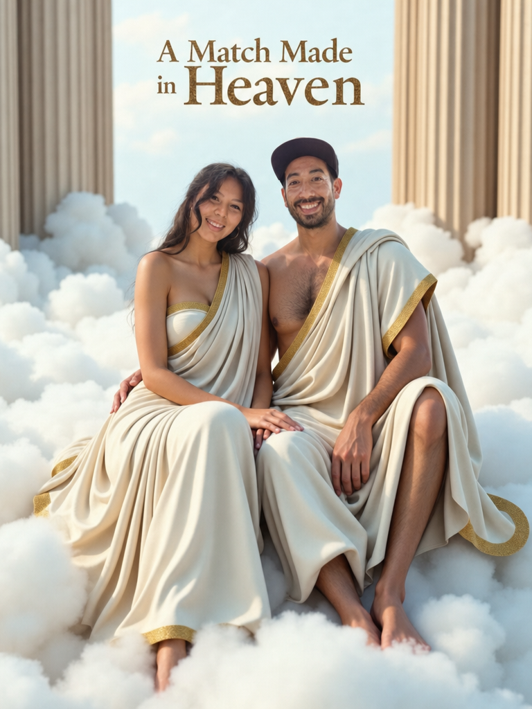The Greco-Roman Deities couple portrait