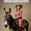 The Donkey-Riding Pioneer woman portrait
