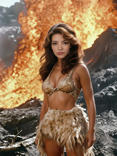 The Prehistoric Bombshell female portrait