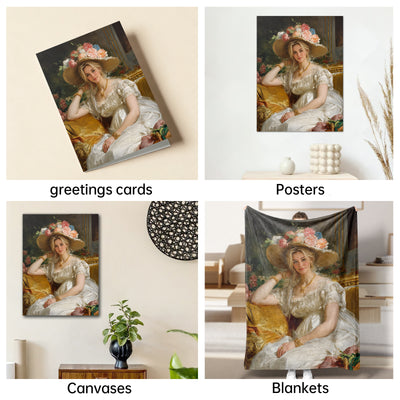 The Floral Bonnet Aristocrat none portrait