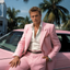 The Miami Vice Don man portrait