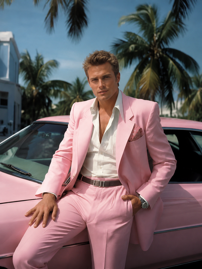 The Miami Vice Don man portrait