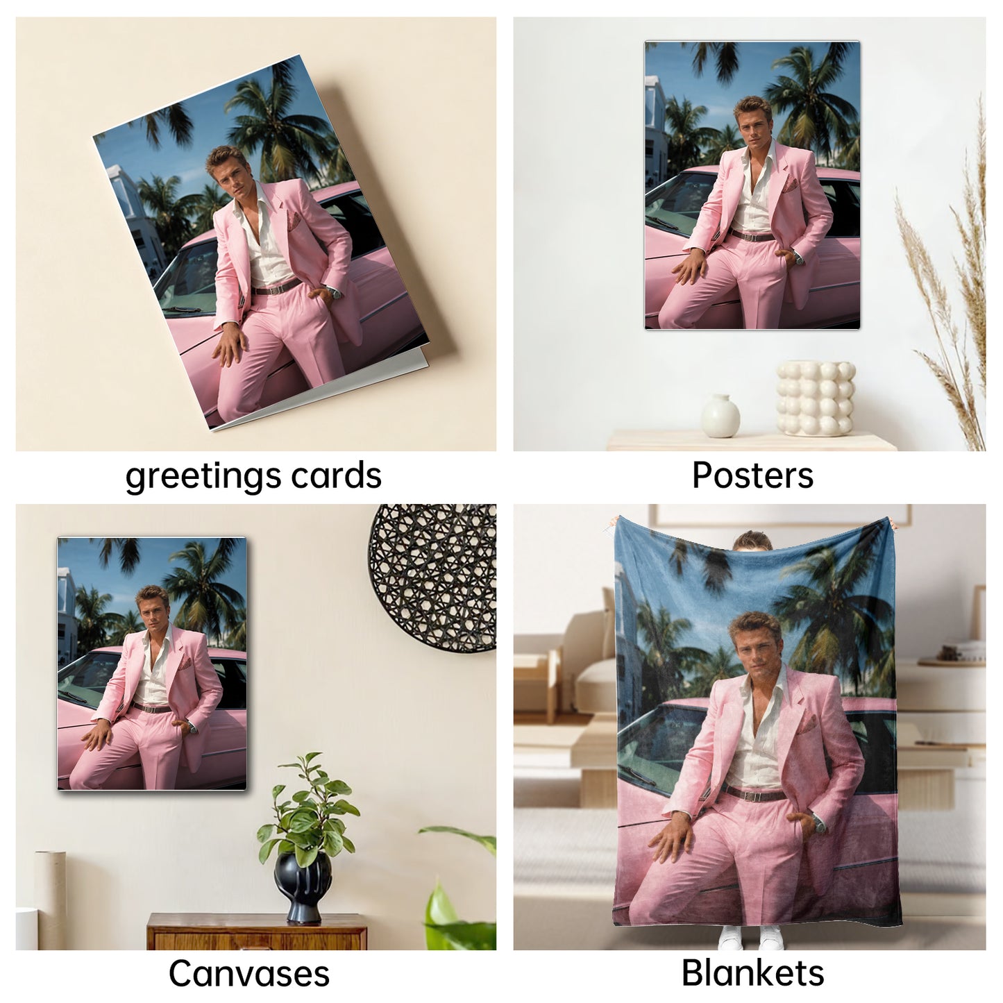 The Miami Vice Don man portrait
