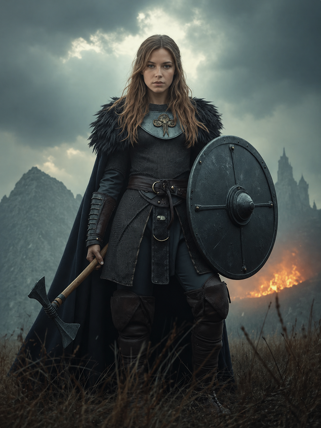 The Shieldmaiden woman portrait
