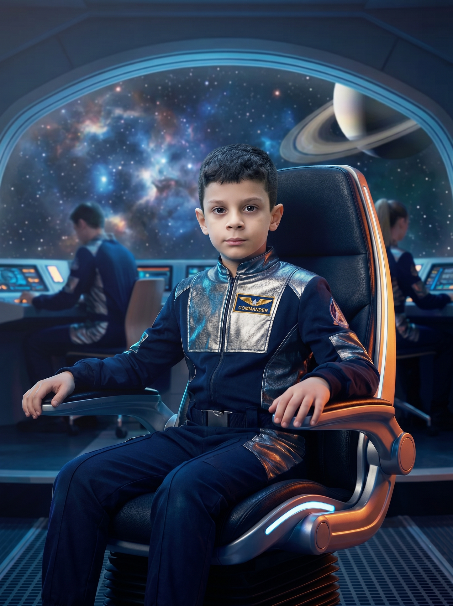The Galactic Commander male portrait
