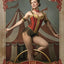 The Vintage Circus Acrobat female portrait