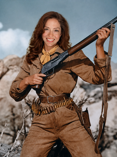 The Frontier Huntress woman portrait