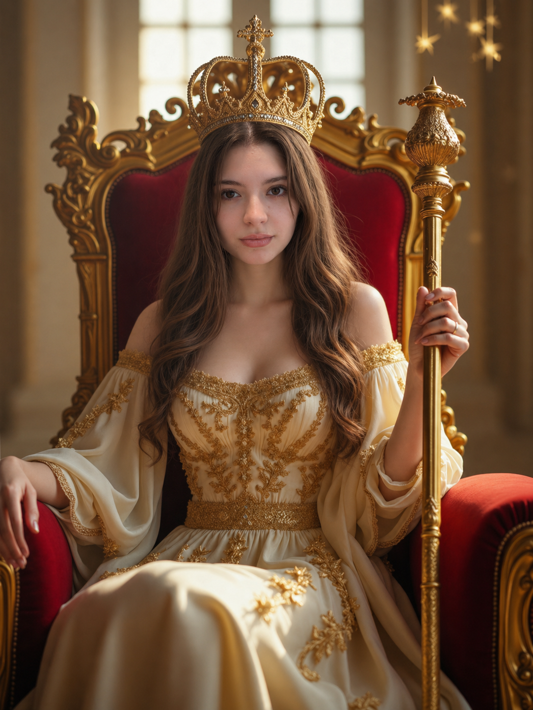 The Golden Empress woman portrait