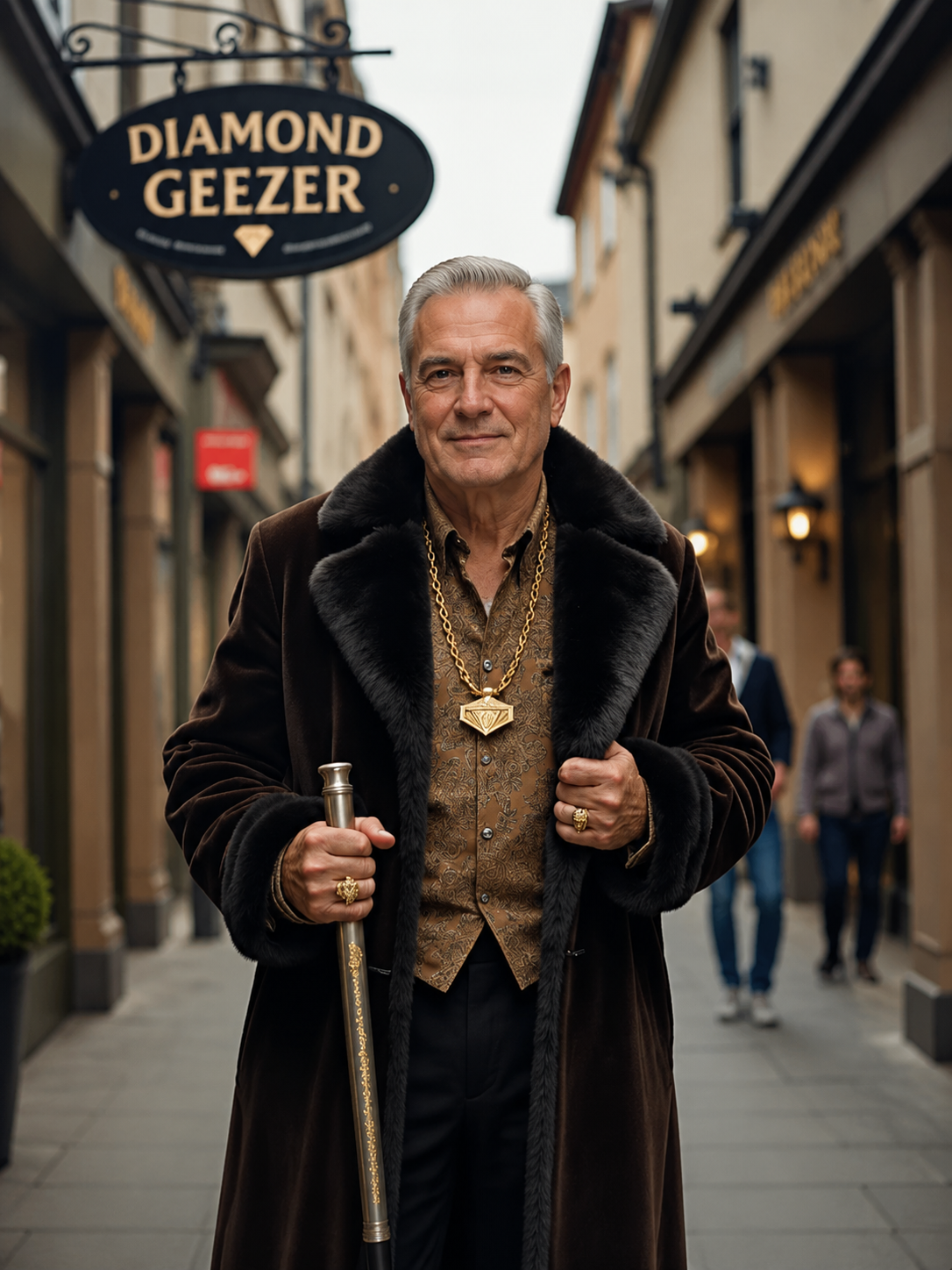 The Diamond Geezer man portrait