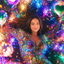The Holographic Disco Queen woman portrait