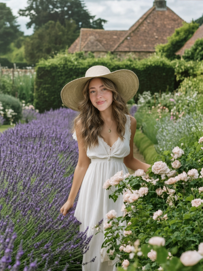 The English Garden Dreamer female portrait