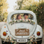 The Just Married couple portrait