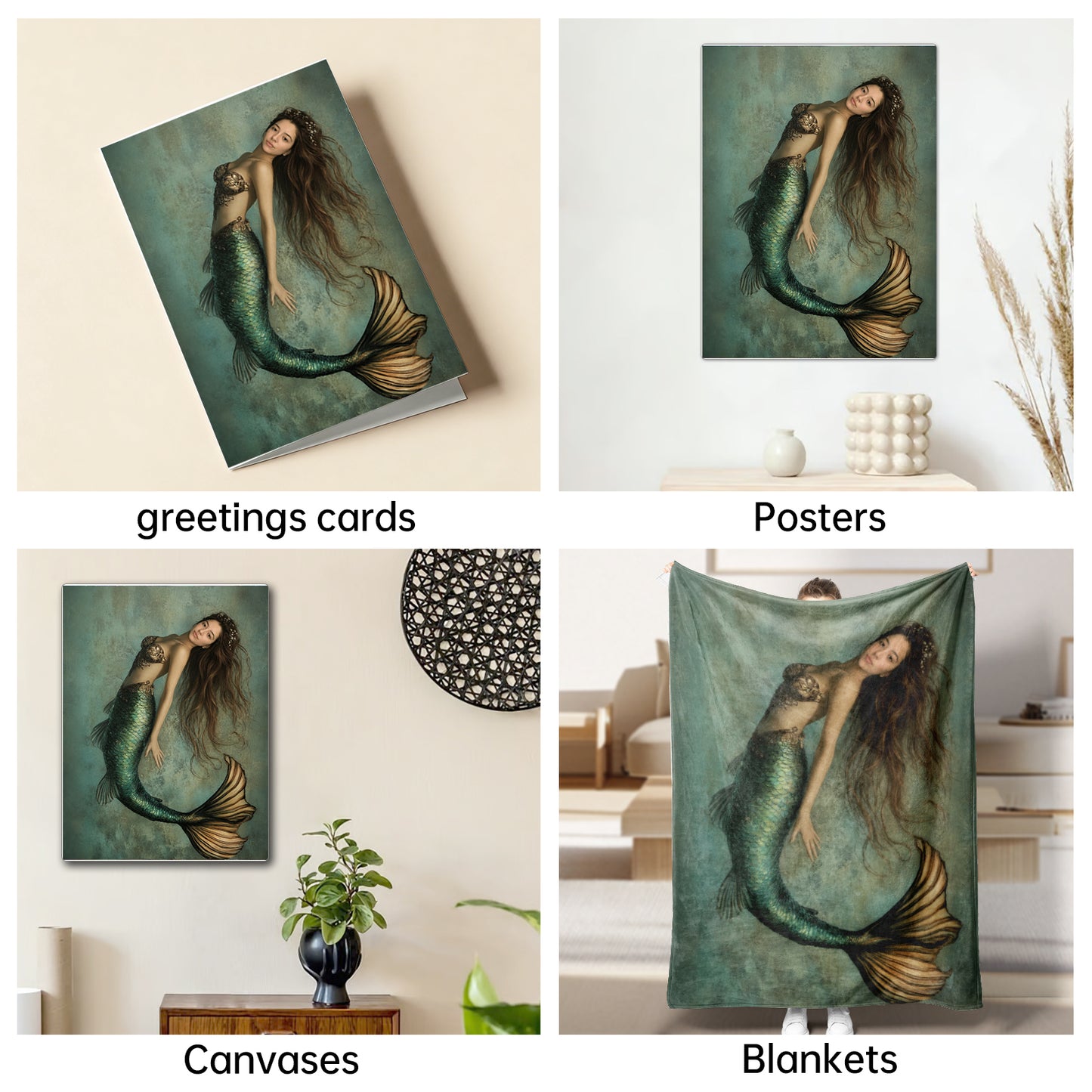 The Siren of Atlantis woman portrait