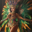 The Carnival Queen woman portrait