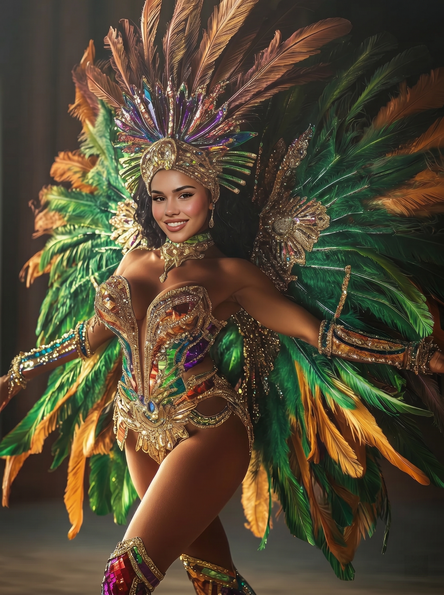 The Carnival Queen woman portrait