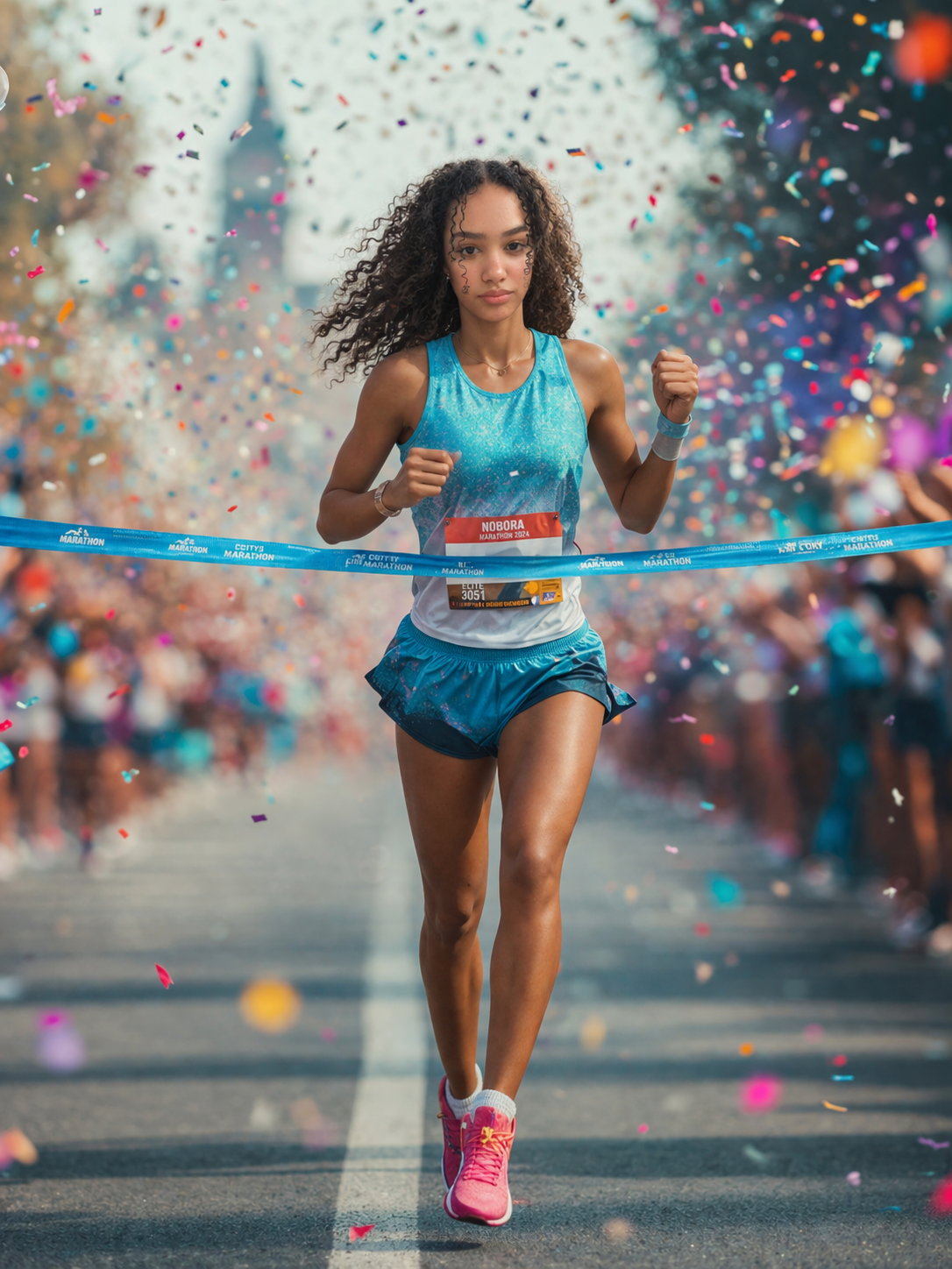 The Marathon Victor woman portrait