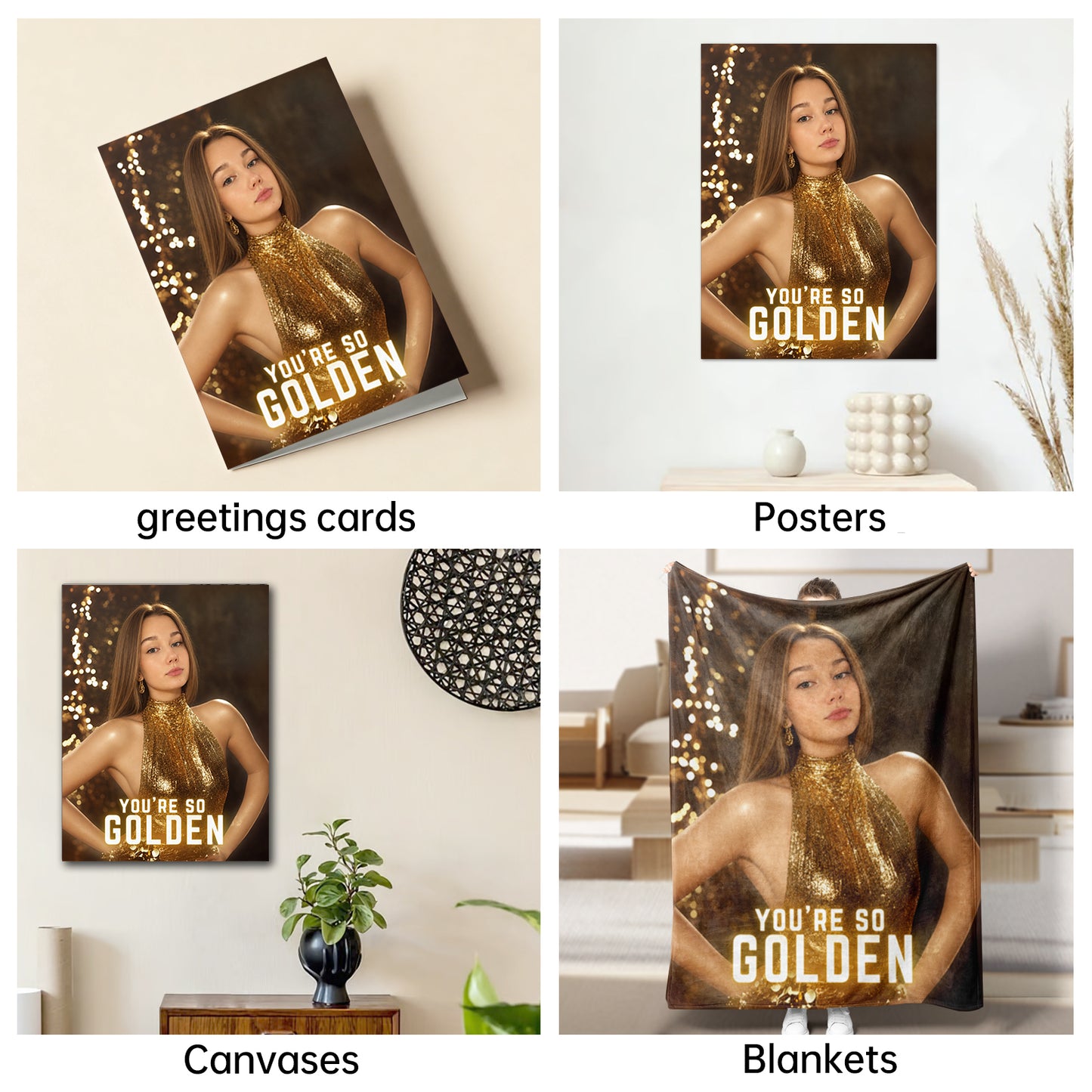 The Gilded Hourglass woman portrait