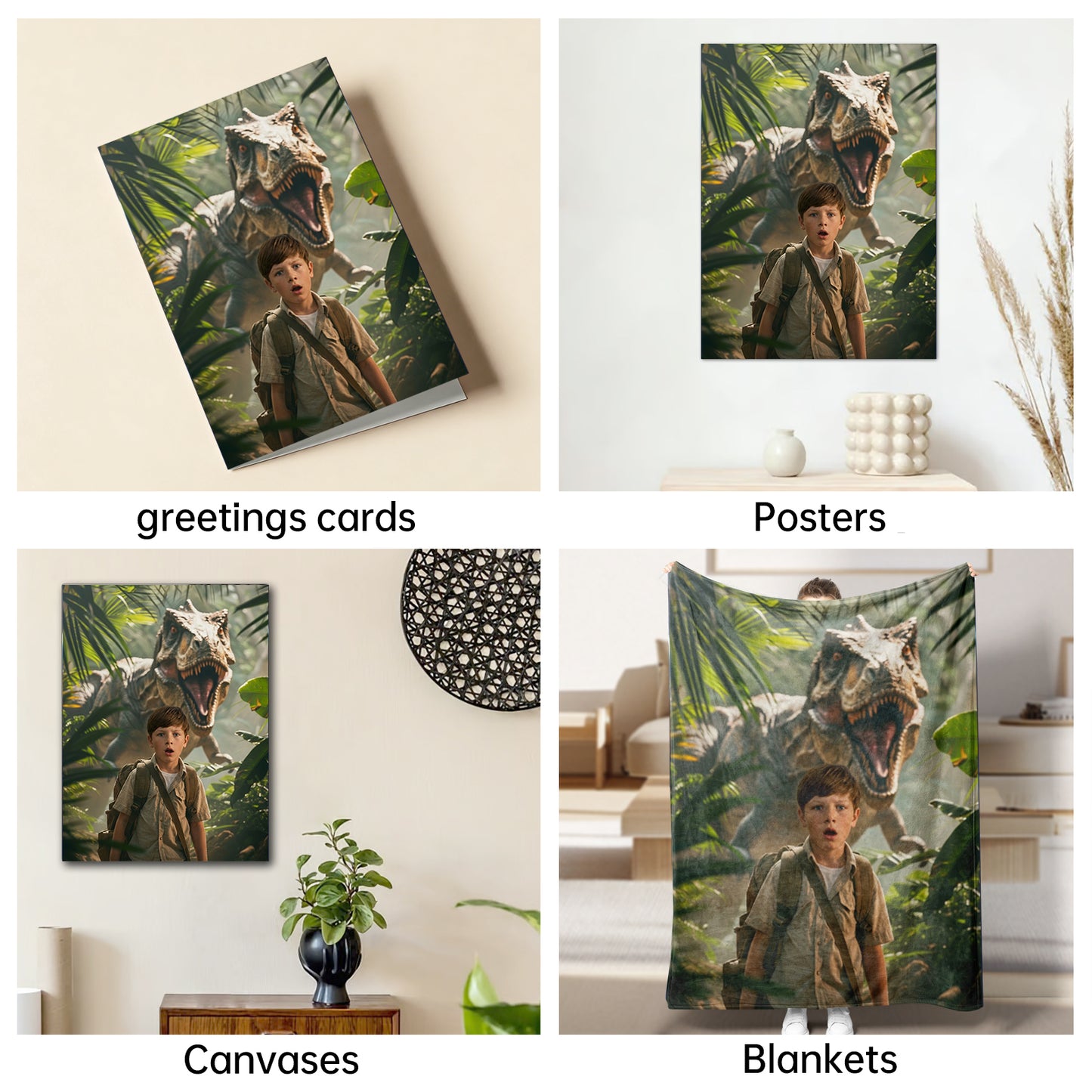 The Jurassic Park Adventurer boy portrait