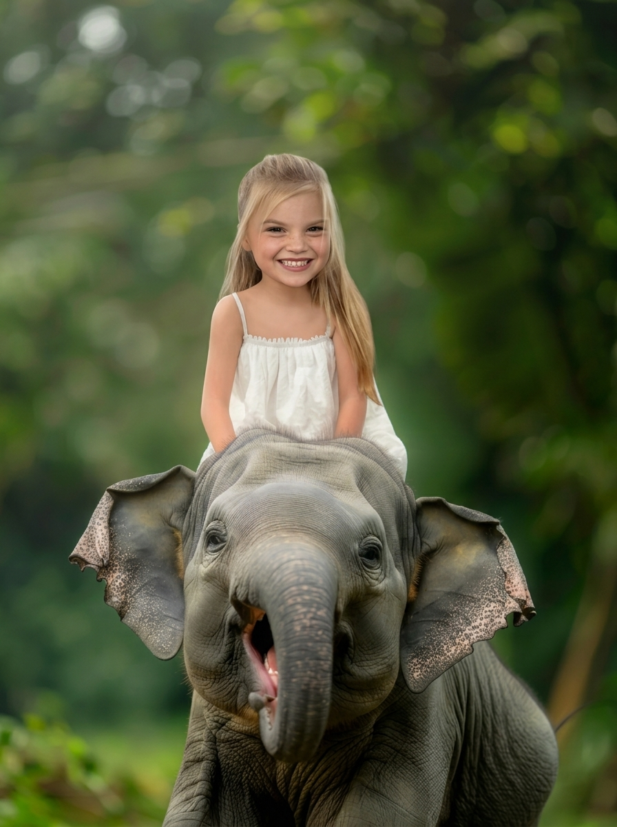 The Jungle Princess girl portrait