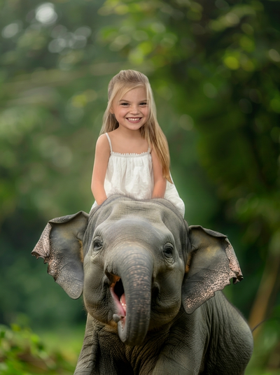 The Jungle Princess girl portrait