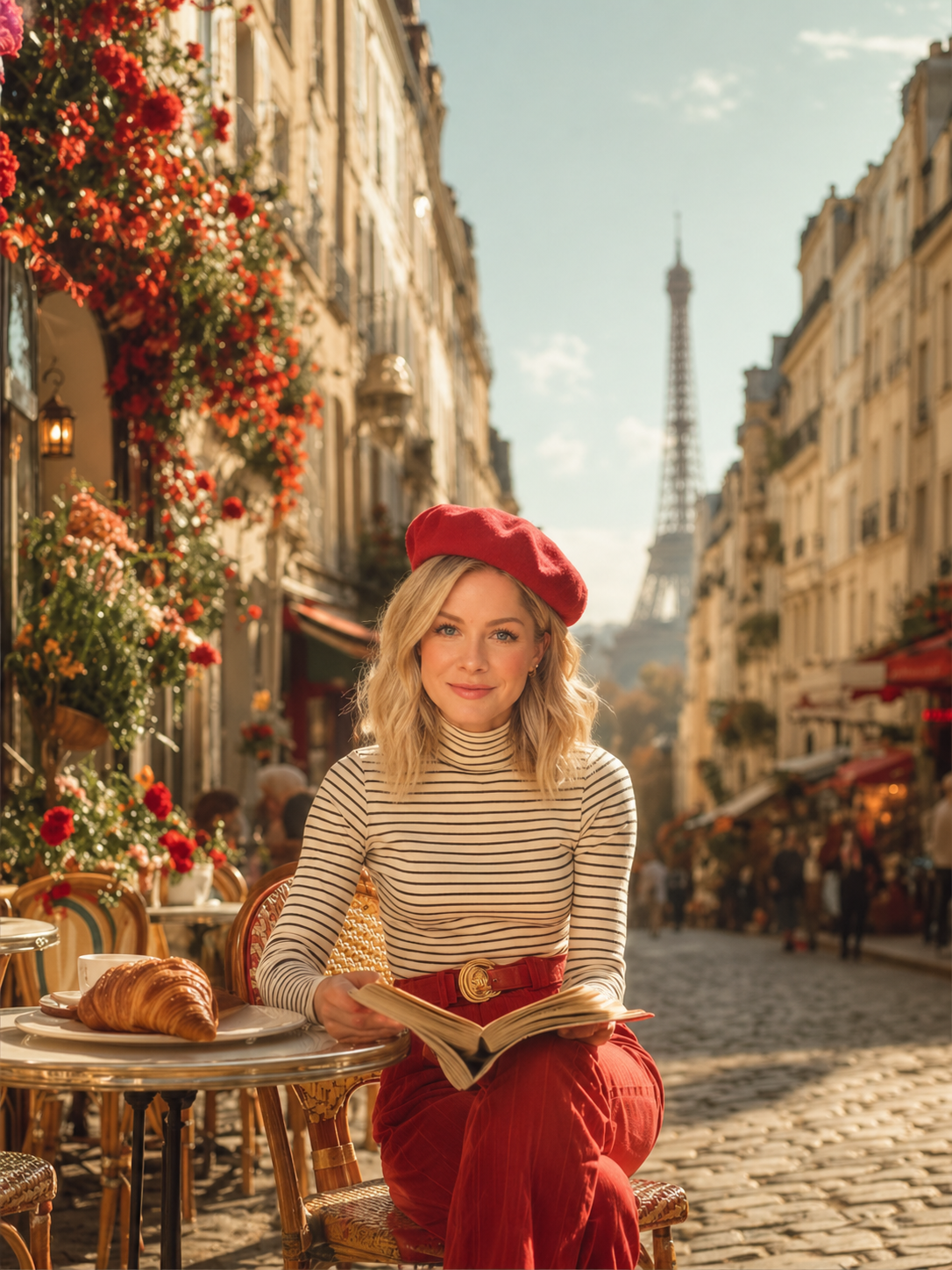 The Parisian Flâneuse woman portrait