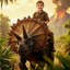 The Jurassic Ranger boy portrait