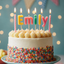 The Birthday Cake Queen Emily portrait