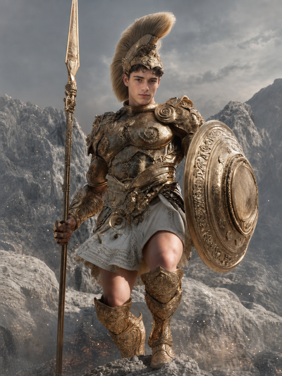 The Gilded Hoplite none portrait