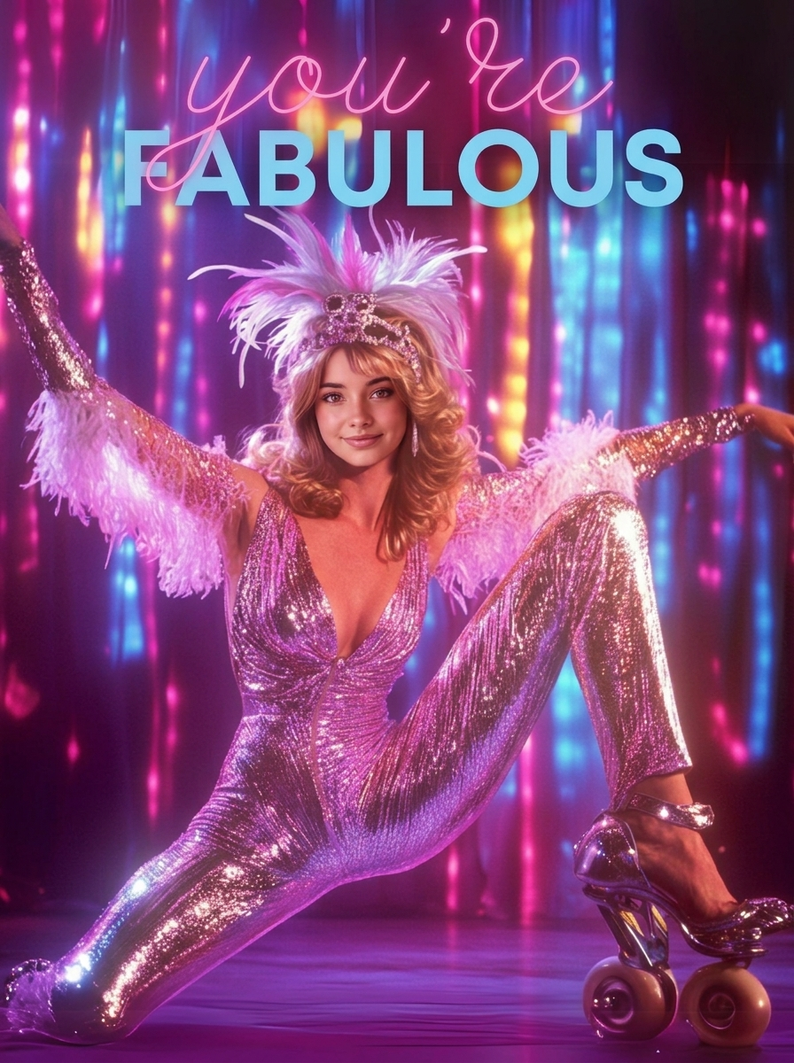 The Fabulous Disco Diva female portrait