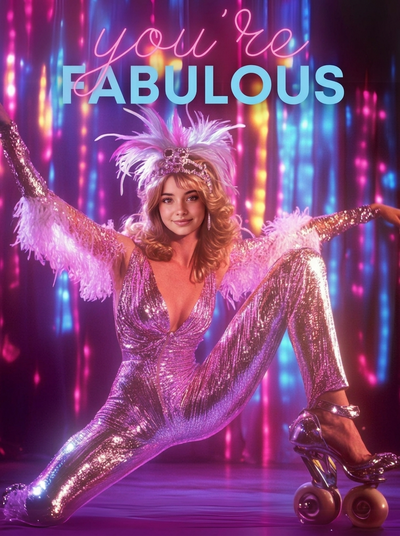 The Fabulous Disco Diva female portrait