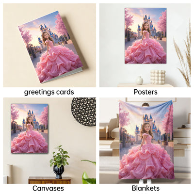 The Enchanted Princess girl portrait