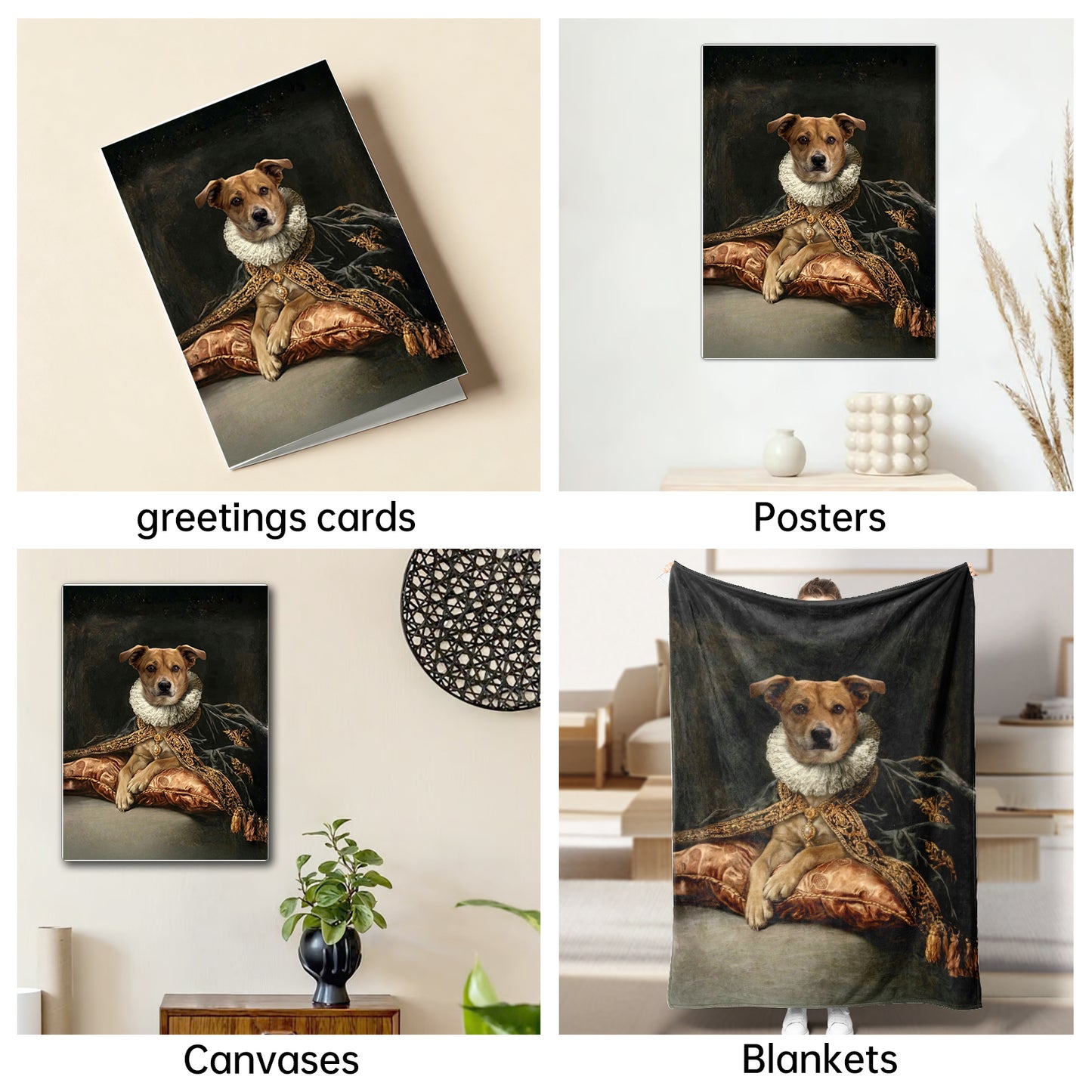 The Nobleman's Court custom dog portrait