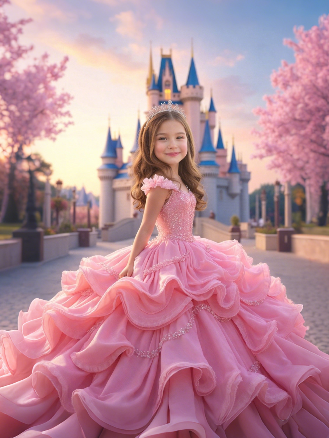 The Enchanted Princess girl portrait