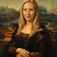 The Mona Lisa woman portrait