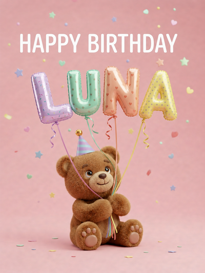 The Birthday Bear none portrait
