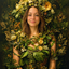 The Botanical Oracle woman portrait