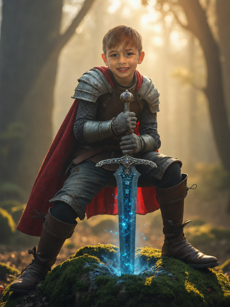 The Once and Future King male portrait