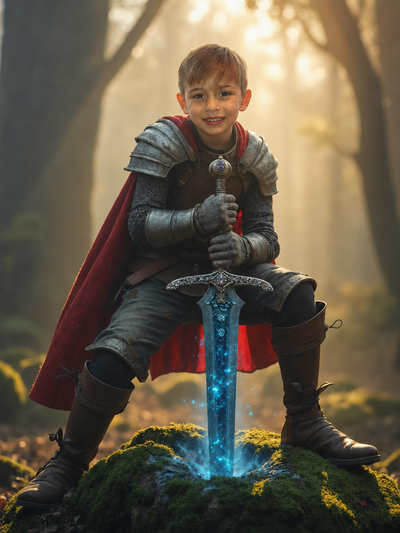 The Once and Future King male portrait