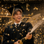 The Champagne Celebration man graduation portrait