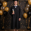 The Valedictorian Scholar woman graduation portrait