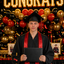 The Valedictorian man,graduation portrait